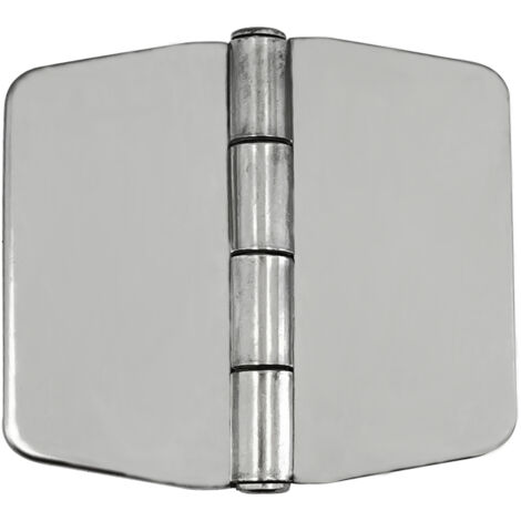 Charnière à 6 trous en acier inoxydable 304 avec cache, 72 x 75 x 2 mm, charnière de pont, accessoires de quincaillerie marine pour yachts.