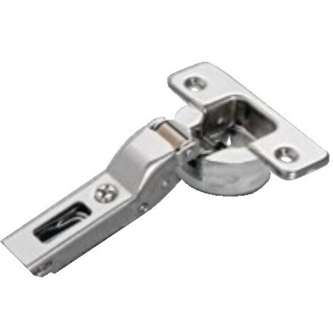 Charnière à frapper SILENTIA+ série 700 ouverture 110° coudée de 9 argent SALICE C7W6GD9