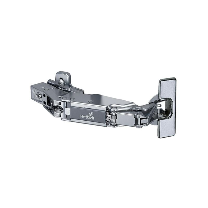 Hettich - Charnière sans amorti à visser coudure 9,5 entraxe 52 165°