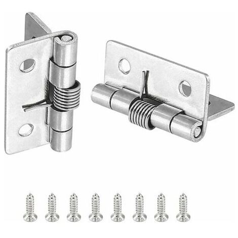 Charnière à ressort en acier inoxydable 50 mm 304, support d'affichage de 5 cm (2 pouces), petite charnière de positionnement élastique pour boîte à outils, lot de 2