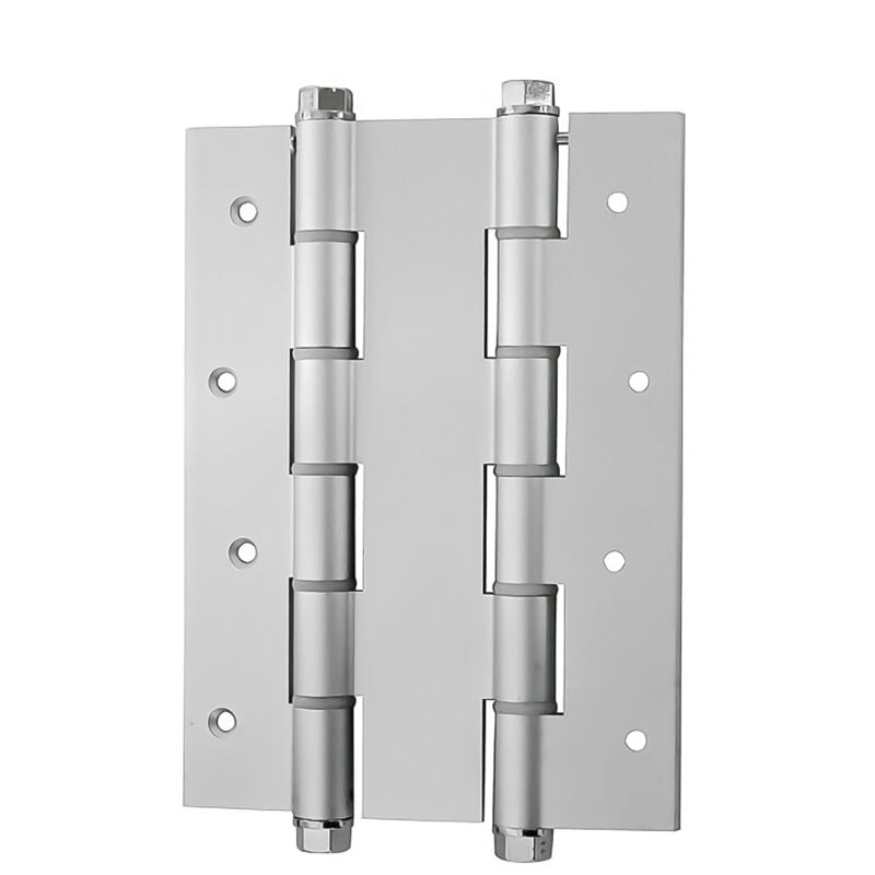 Charnière aluminium double action argentée 180mm