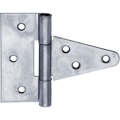 Charnière anglaise zinguée – avec goupille détachée – en acier zingué – Bande 148 mm – Marque Alberts