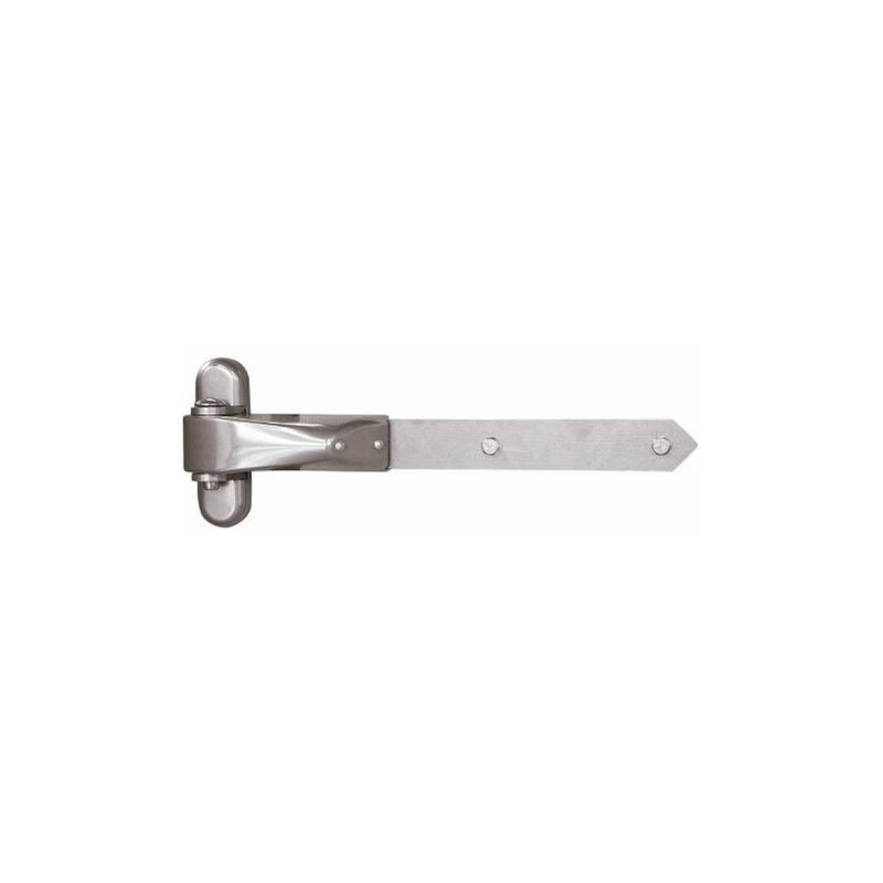 Locinox - Charnière anti-dégondage réglage 4D pour porte en bois, bras de charnière 400mm. - 4DW400A2.
