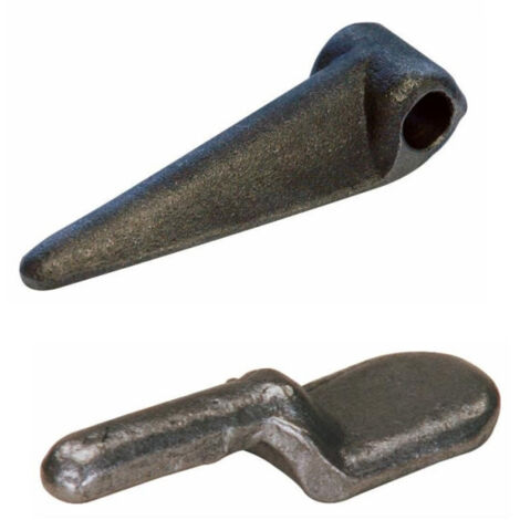 Charnière bombée légère ø 12mm avec pivot ø 11mm