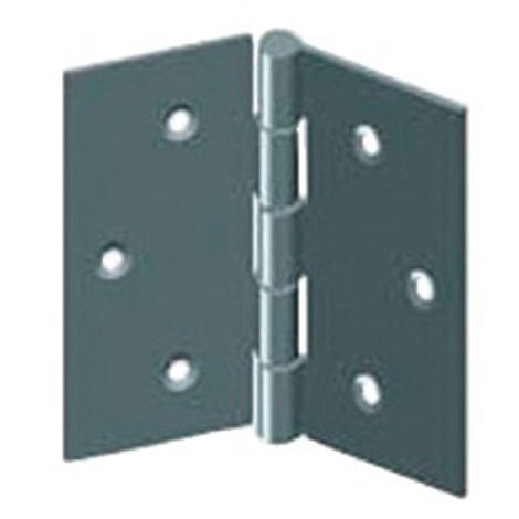 Charnière carrée à nœud roulé AD percée fraisée 80x80mm - MONIN - J542150
