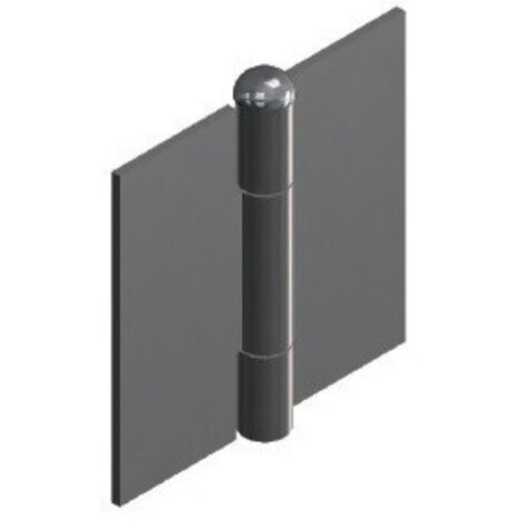 Charnière carrée américaine non percée 4254 60 x 60 mm - MONIN