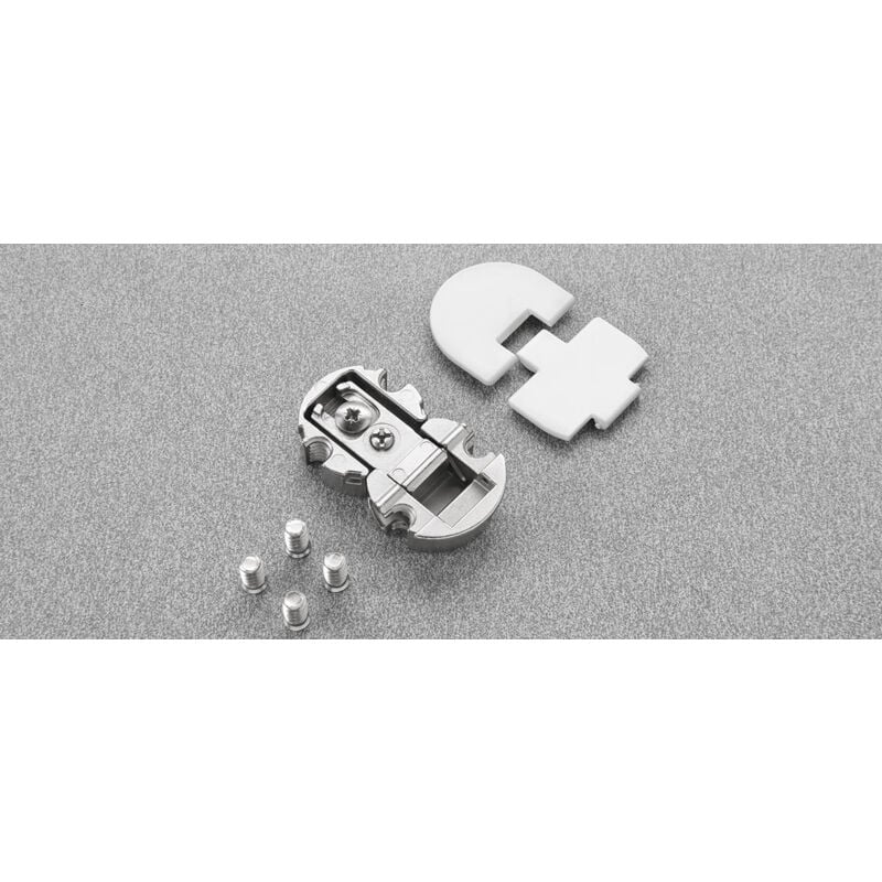 Salice - Charnière centrale avec cache pacta blanc FRCK59RXXX1