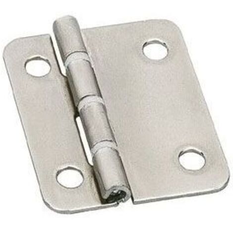Charnière centrale type 625 ici à visser, nickelée HETTICH