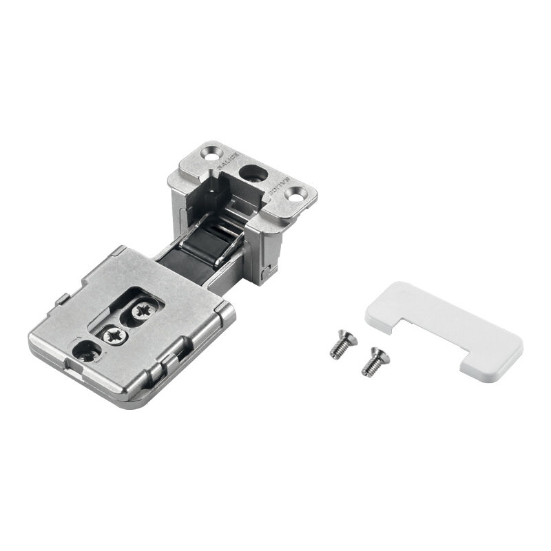 Charnière conecta pour porte cadre aluminium - Amortisseur : Avec - Décor : Nickelé mat - Diametre boîtier : 35 mm - Ouverture : 94° Salice