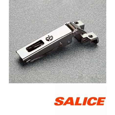 Charnière coudée en aluminium Salice (C2Z6G99) - Charnières SALICE Ouverture 105º pour profilés en aluminium