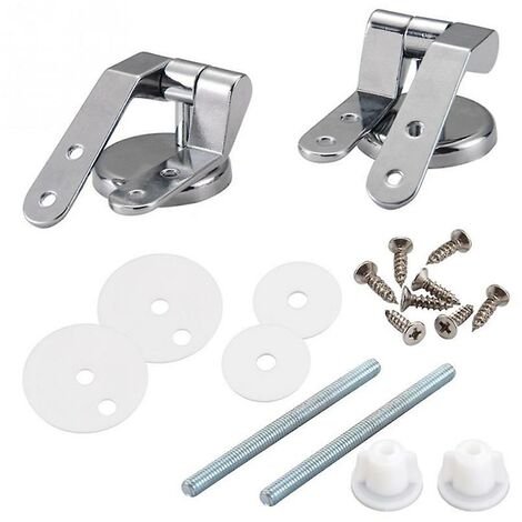 Charnière d'abattant de toilette en alliage de zinc avec vis accessoires accessoires de toilette