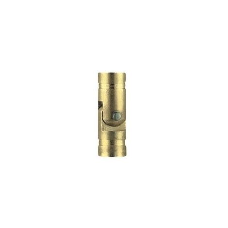 Charnière de coffret ronde - Diamètre : 5 mm - Longueur : 14,5 mm - Matériau : Laiton - ITAR - Vendu à l'unité
