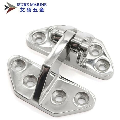 Charnière de pont en acier inoxydable 316, charnière marine, charnière papillon, 6870 mm, accessoires marins, quincaillerie pour yachts, charnière à axe court.