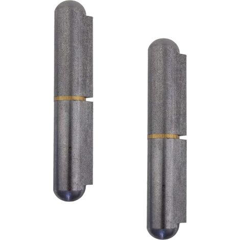 Charnière de porte à souder Paumelles à souder en métal en 2 parties pour portes métalliques  Charnière à souder Hauteur : 100 mm  MADE IN GERMANY  Capacité de charge 200 kg