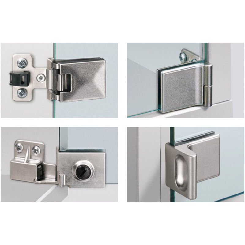 Hettich - Charnière pour porte en verre et 5150 z (nécessaire en plus pour une hauteur de porte 1000 mm)