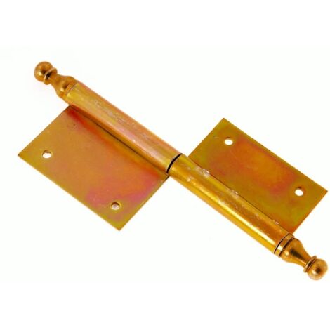 CHARNIÈRE DE PORTE GALVANISÉE, DÉCORATIVE, 100 MM, DROITE - CHARNIÈRE D100 OZD