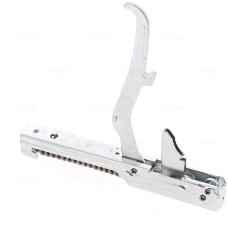 Charnière de porte pour four 1306051 – Compatible cuisinières Godin Chatelaine – Acier inoxydable – Longueur 100mm – Largeur 30mm