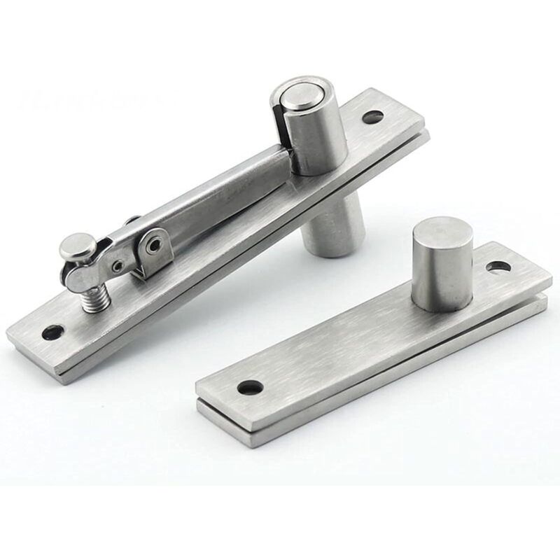 Linghhang - Charnière de porte rotative Charnières en acier inoxydable Charnières dissimulées réglables à 360 degrés Charnière rotative Charnière