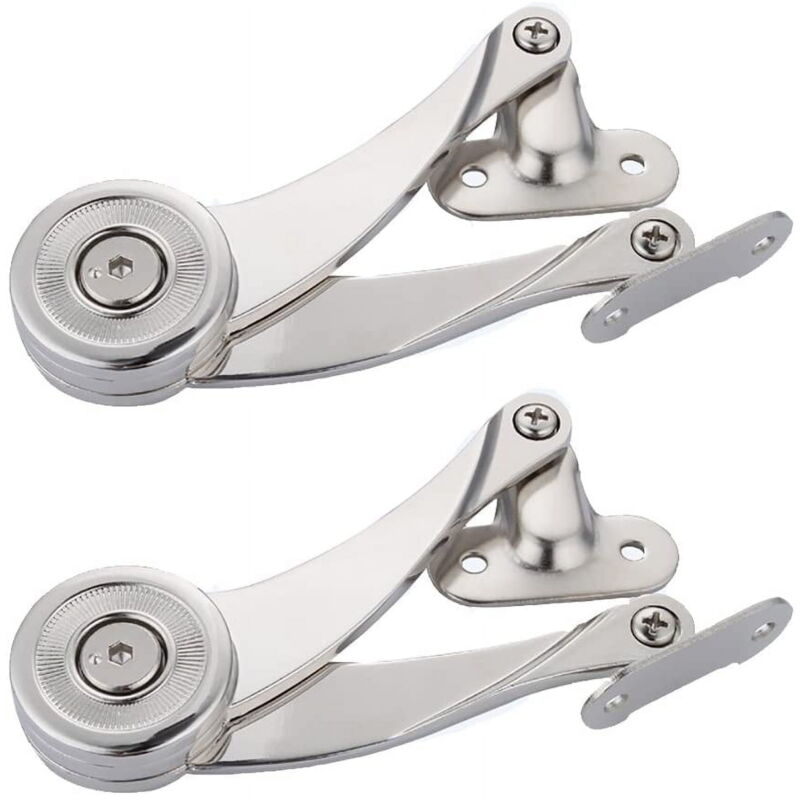 Charnière de support de levage de porte de meuble de placard de 2 pièces - Angle d'ouverture 75/90/110 - Livré avec clé hexagonale