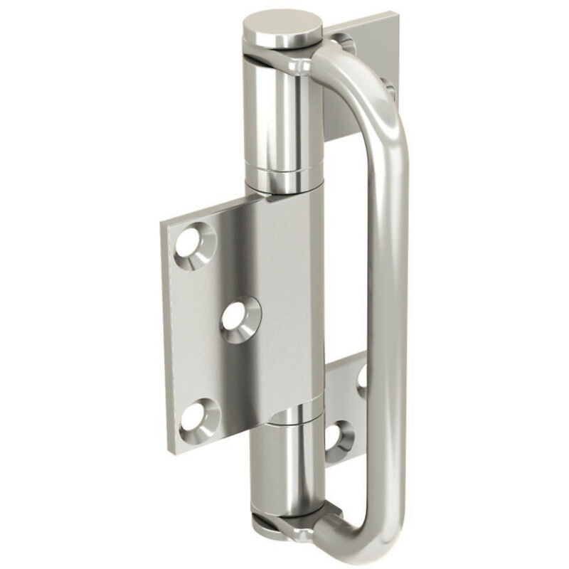 Slid'up By Mantion - Charnière en inox avec poignée axe de 10 mm dimension 68x112,4 mm