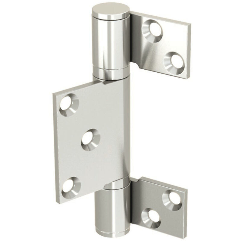 Slid'up By Mantion - Charnière en inox axe de 10 mm dimension 67x104,5 mm