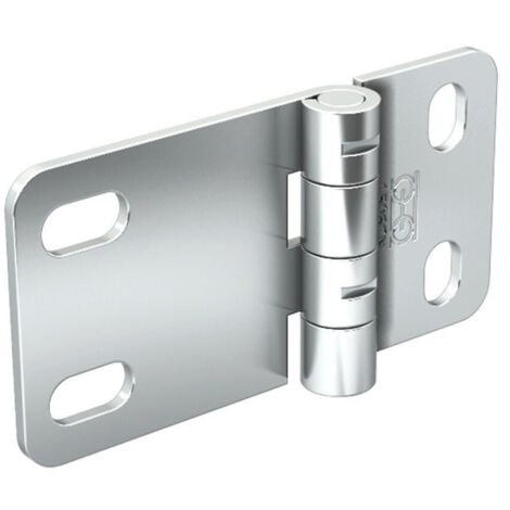 Charnière en acier zingué axe de 6 mm dimension 77x40 mm
