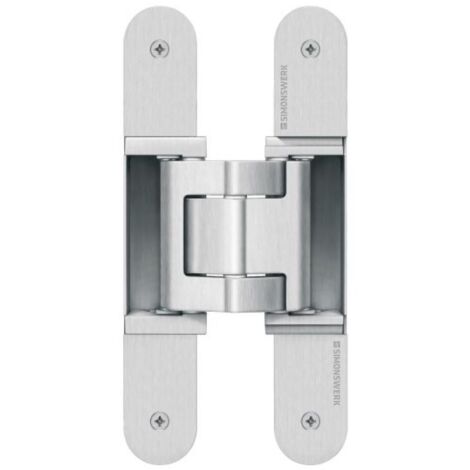 Charnière et paumelle invisible TECTUS TE540 100 kg - argent - SIMONSWERK