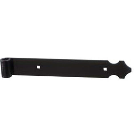 Charnière festone TORBEL Aluminium Ø16 mm L 410 mm Noir