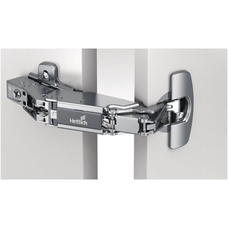 Charnière grand angle Sensys 8657i THS 55 présente Pose rapide, fixe nickelée HETTICH