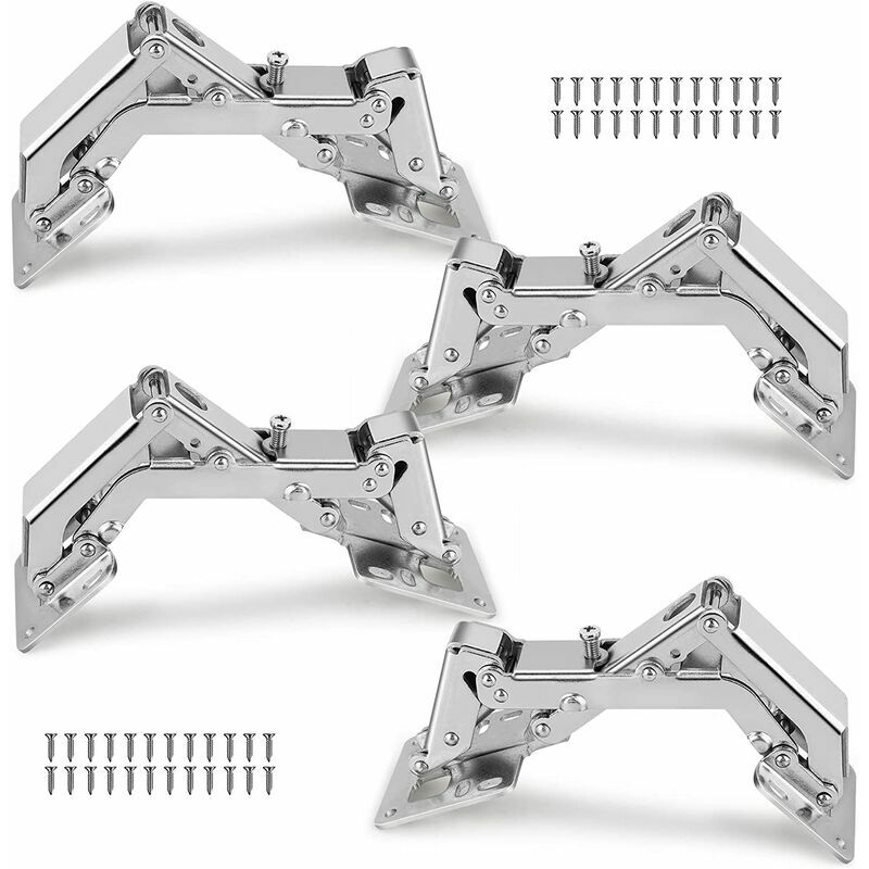 Vuszr - Charnière hydraulique grand angle sans trou avec amortissement Charnière hydraulique sans trou Charnière à coussin grand angle sans trou