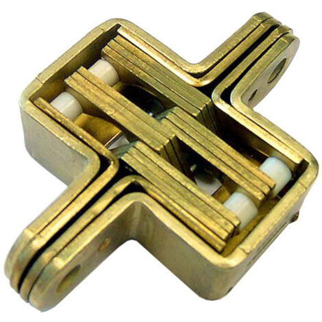 Charnière invisible OUTILLAGE PROGRESS CP0103 105 x 20 mm finition laiton