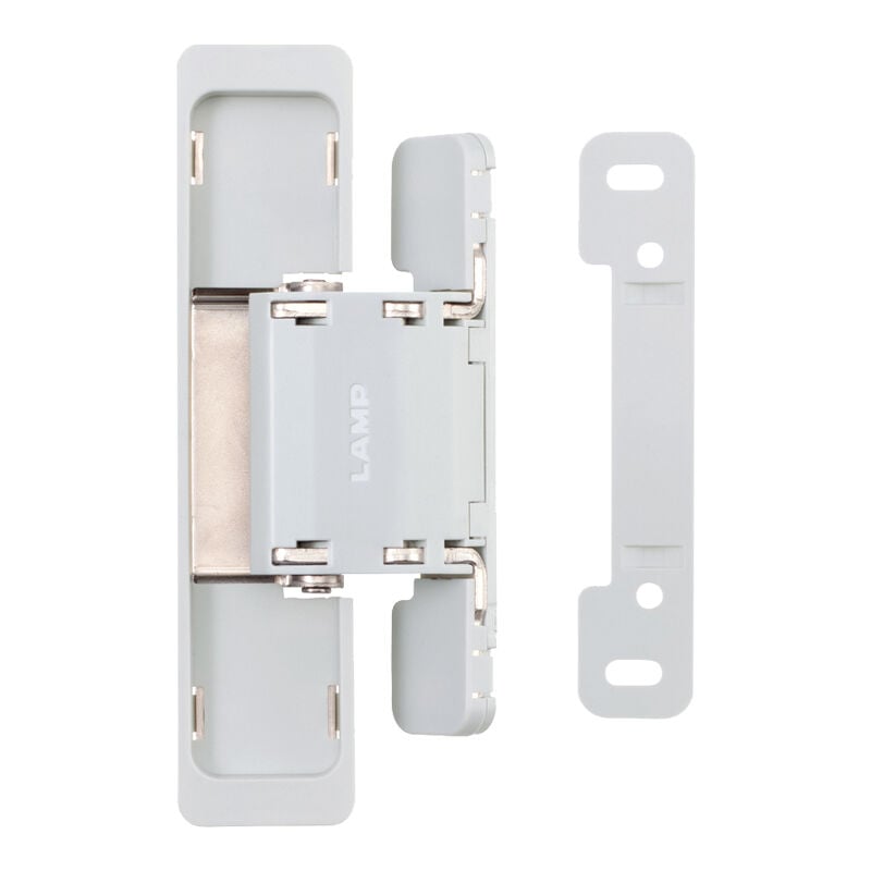 Sugatsune - Charnière invisible pour porte 125° - Décor : Gris clair