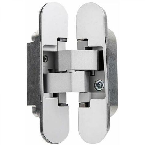 Charnière Invisible pour Portes Lourdes - Lot de 2 (Charge 40 kg, Ouverture 180º)