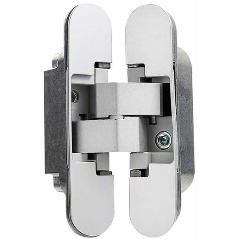 Charnière Invisible pour Portes Lourdes - Lot de 2 (Charge 40 kg, Ouverture 180º).. Debuns