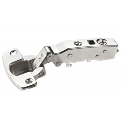 Charnière invisible Sensys 110° à coudure 16 mm et entraxe 52 mm - montage à enfoncer - HETTICH