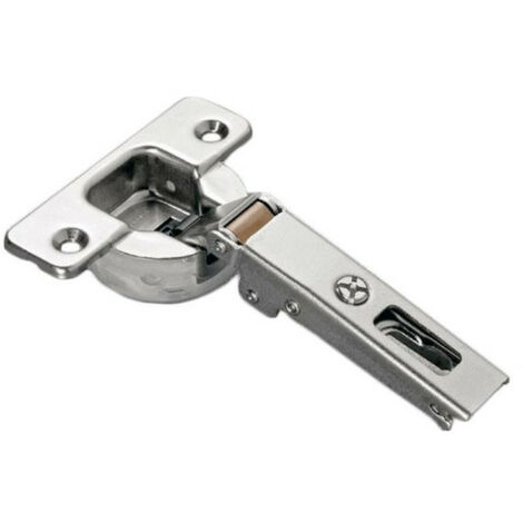 Charnière invisible série 100 à visser pour porte mince 10mm bras droite finition argentée SALICE C1A6A99