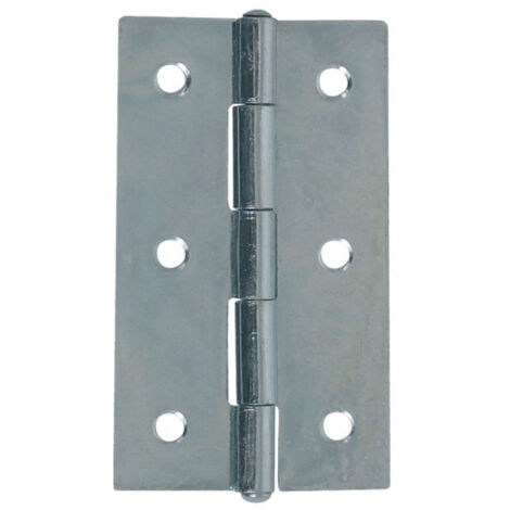 Charnière meuble rectangle 80X45 zingué blanc - MONIN - 541570