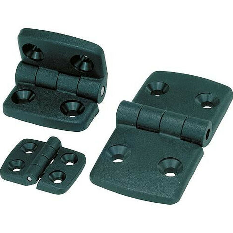 Charniere, plastique A1 20 mm, A2 25 mm 1 piece