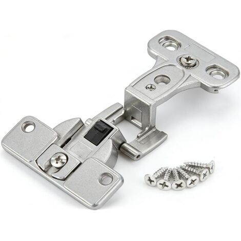 Charnière Porte Placard 270 Degrés, 35mm Charniere Invisible, Superposition Complète Alliage Zinc, pour Armoire Meuble de Cuisine