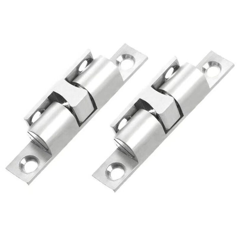 Groofoo - Charnière pour meuble,Promotion, Lot de 6 Loqueteau à Billes Cuivre Rouleau Loqueteau Fermeture Loqueteau à Double Bille avec vis pour