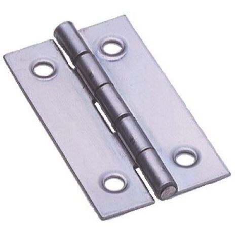 Charnière rectangulaire 1001 30x19mm épaisseur 0,8mm - MONIN - 421050