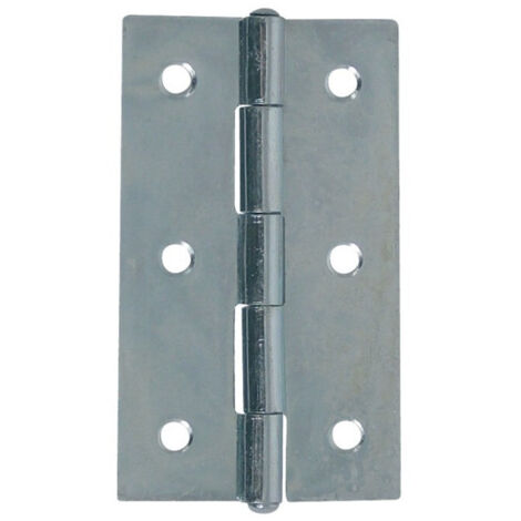 Charnière rectangulaire 100x50mm zingué JARDINIER MASSARD J541590