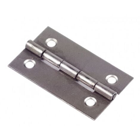Charnière rectangulaire acier zingué MONIN 1001 Argent                                                                  Zingué                35