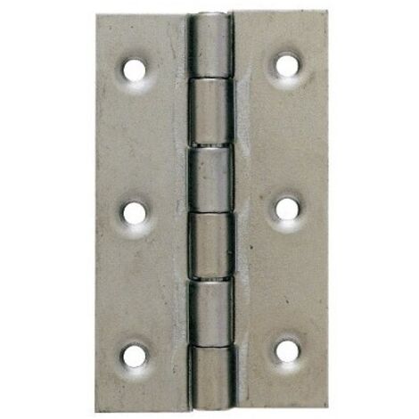 Charnière rectangulaire Bordelaise double feuille 4210 acier décapé 100 x 50 mm - TORBEL INDUSTRIE