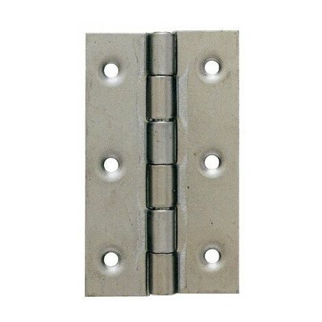 Charnière Rectangulaire Double Feuille Bordelaise B Acier Décapé 60 X 35 25