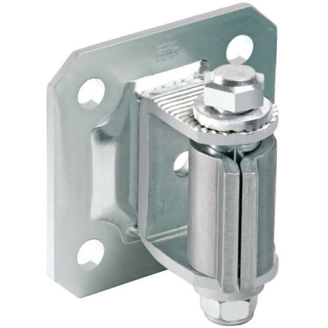 Charnière réglable FAAC COMUNELLO ART. 96 platine 100x100 mm Acier zingué