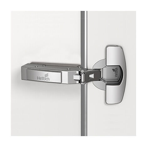 Charnière Sensys 110° portes fines sans amorti montage boitier à visser - entraxe 52 coudure 0 - 8646 - HETTICH