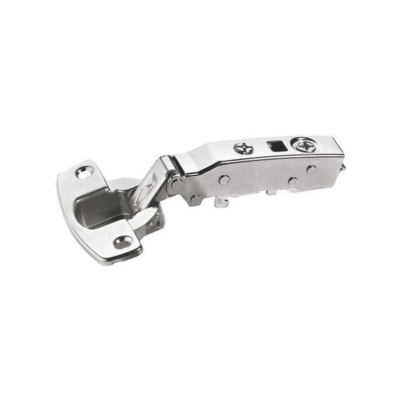 Hettich - Charnières invisibles 110° amortisseur intégré - Sensys 8645i - montage Flash - entraxe 52 coudure 9,5