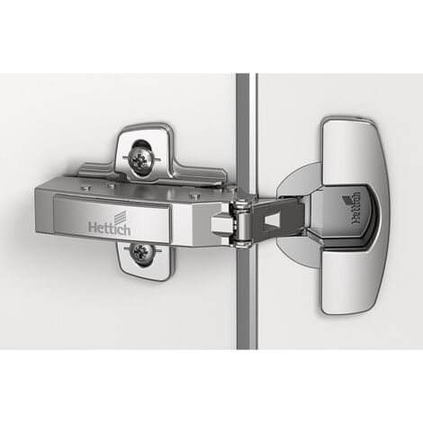 Charnière sensys porte fine 8676 sans ressort pour push to open - Coudure : 16 mm - Montage : Intérieur - HETTICH