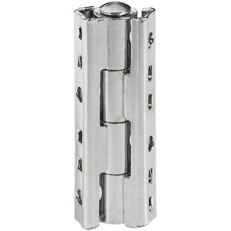 Charnière Universelle Hettich 50x10mm Laiton Chromé Blister 2pcs